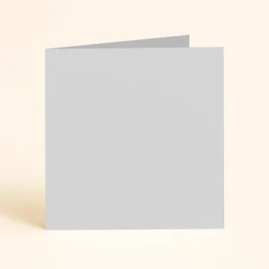 125mm square folded Olin colours Grey