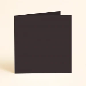 125mm square folded Olin colours Hot Brown