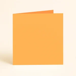 125mm square folded Olin colours Old Gold