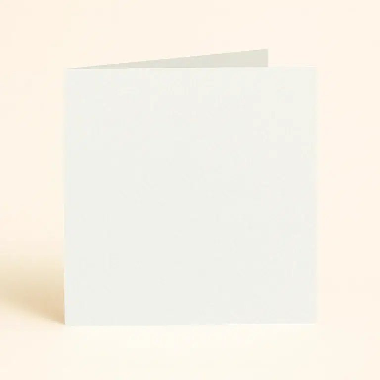 150mm Square Single Fold Card - Olin Colours Oyster