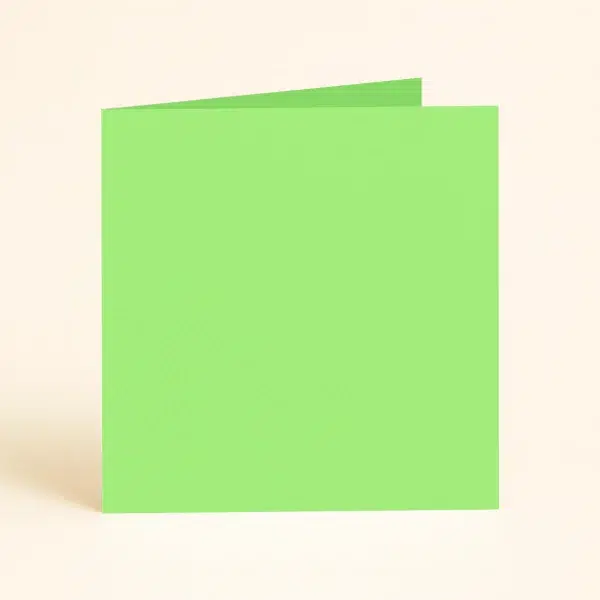 125mm square folded - Olin colours - Pistachio