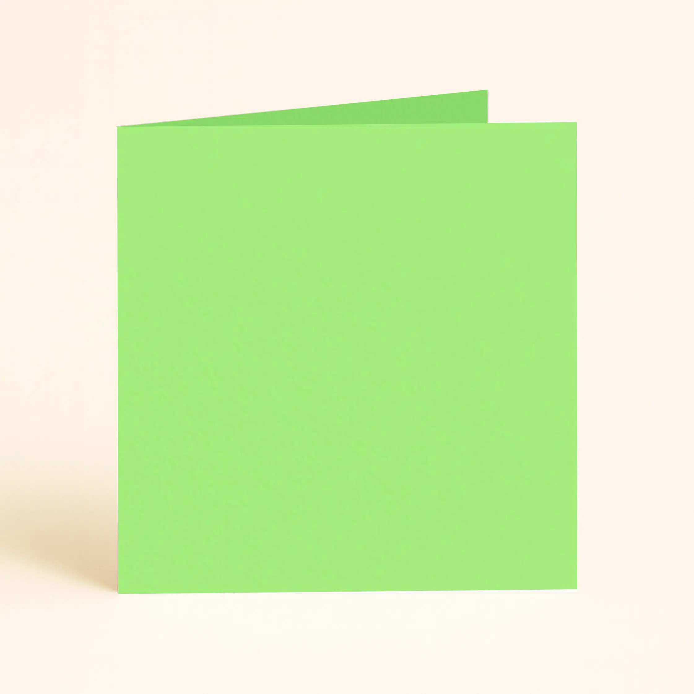 150mm Square Single Fold Card - Olin Colours Pistachio 1 125mm square folded – Olin colours – Pistachio