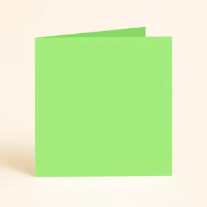 125mm square folded Olin colours Pistachio