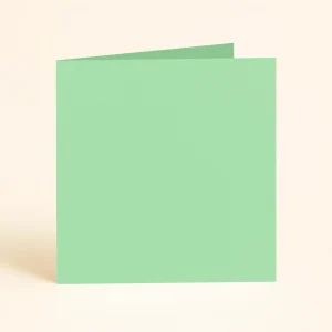 125mm square folded Olin colours Spring Green