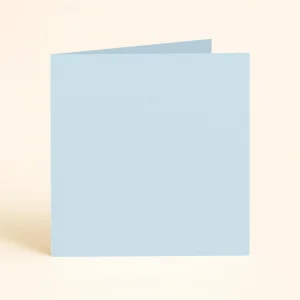 125mm square folded Pastel Blue keaykolour