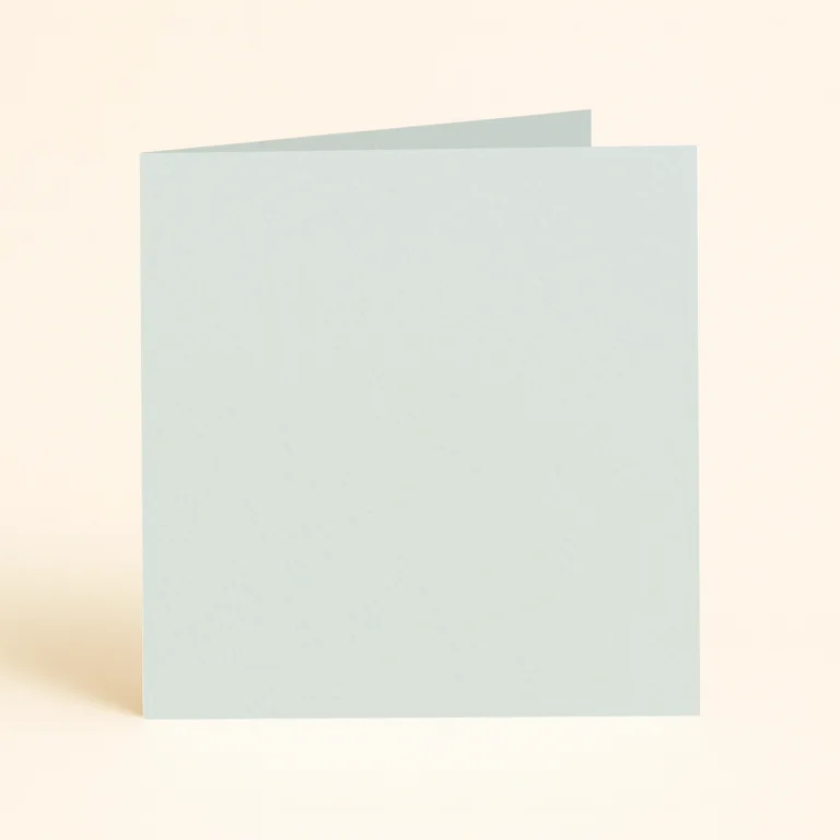 150mm Square Single Fold Card - Keaykolour Pastel Green
