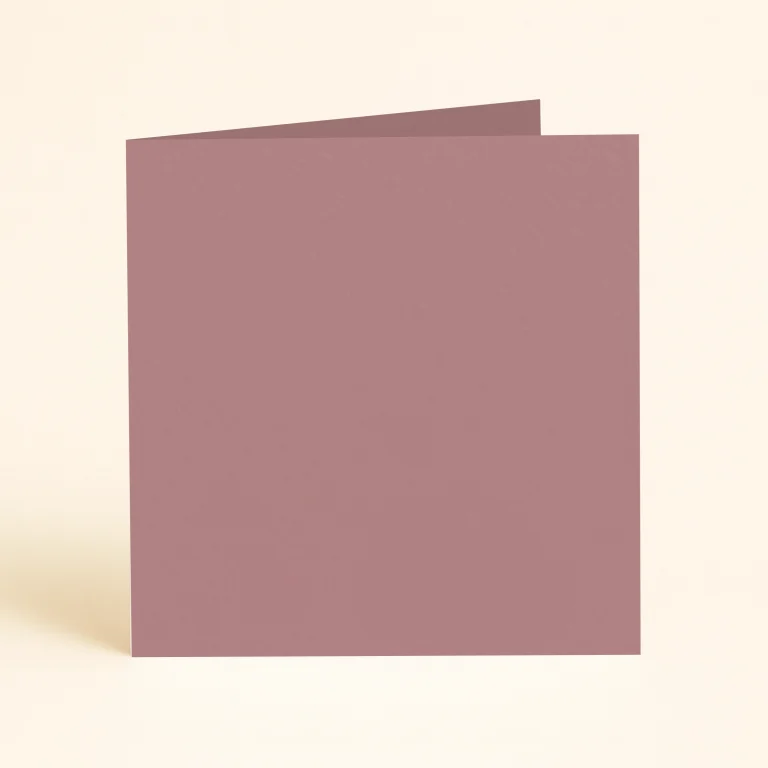150mm Square Single Fold Card - Keaykolour Rosebud