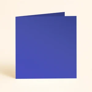 125mm square folded curious metallics Electric Blue 1