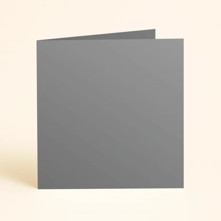 125mm Square Single Fold Card - Curious Metallics Ionised