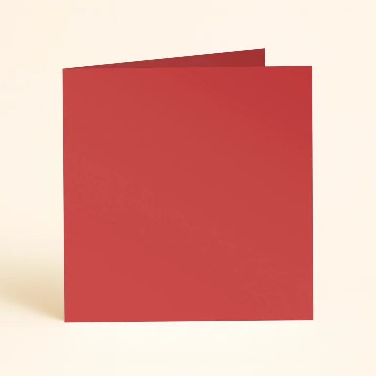 150mm Square Single Fold Card - Curious Metallics Magma