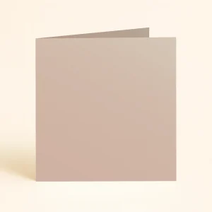 125mm square folded curious metallics Nude