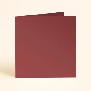 125mm square folded curious metallics Red Lacquer 1