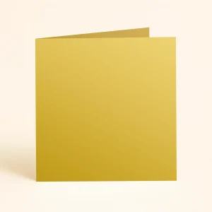 125mm square folded curious metallics Super Gold