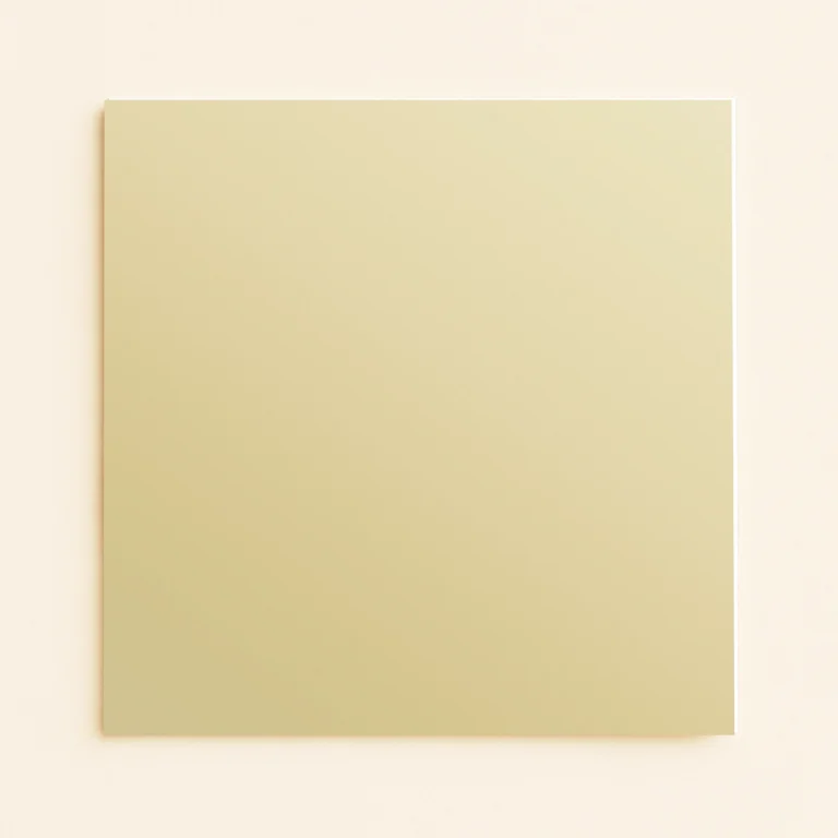 150mm Square Flat Sheet Card - Curious Metallics Champagne
