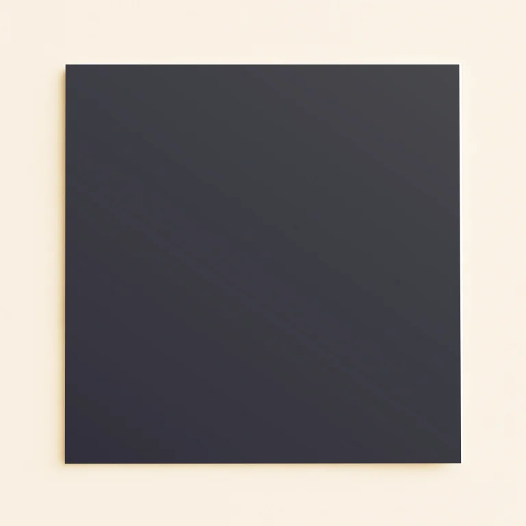 150mm Square Flat Sheet Card - Curious Metallics Night