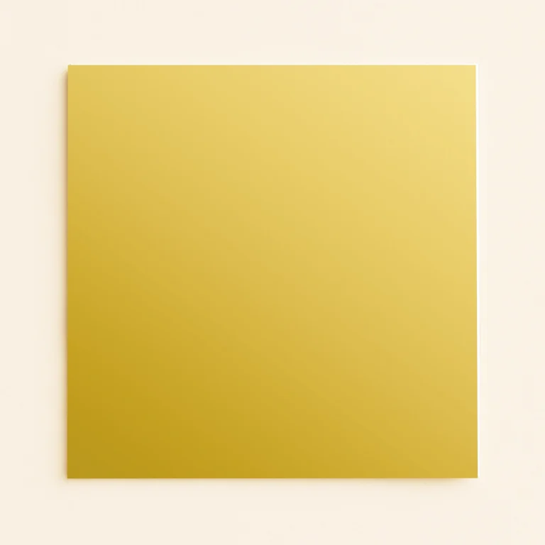 150mm Square Flat Sheet Card - Curious Metallics Super Gold