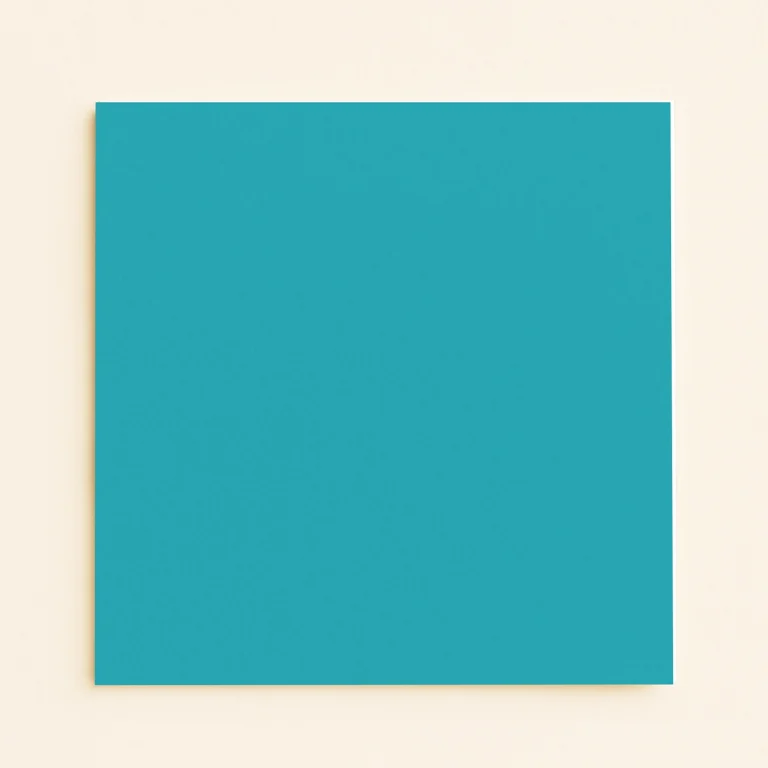 150mm Square Flat Sheet Card - Keaykolour Atoll