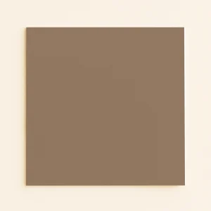 150mm Square Flat Sheet Card - Keaykolour Cappuccino