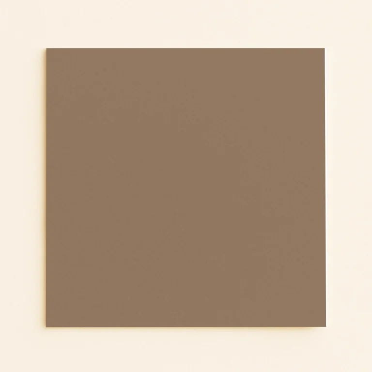 150mm Square Flat Sheet Card - Keaykolour Cappuccino
