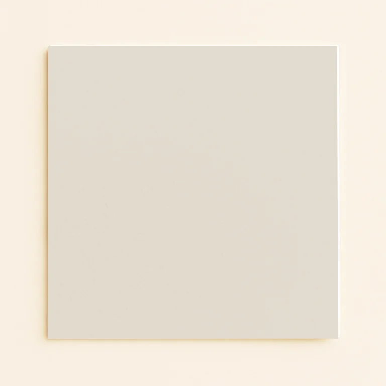 150mm Square Flat Sheet Card - Keaykolour China White
