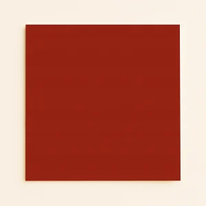150mm Square Flat Sheet Card - Keaykolour Guardsman Red