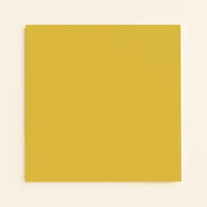 150mm Square Flat Sheet Card - Keaykolour Indian Yellow