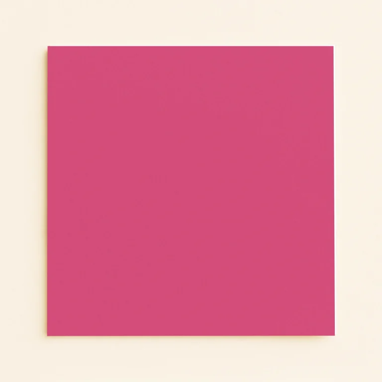 150mm Square Flat Sheet Card - Keaykolour Lipstick