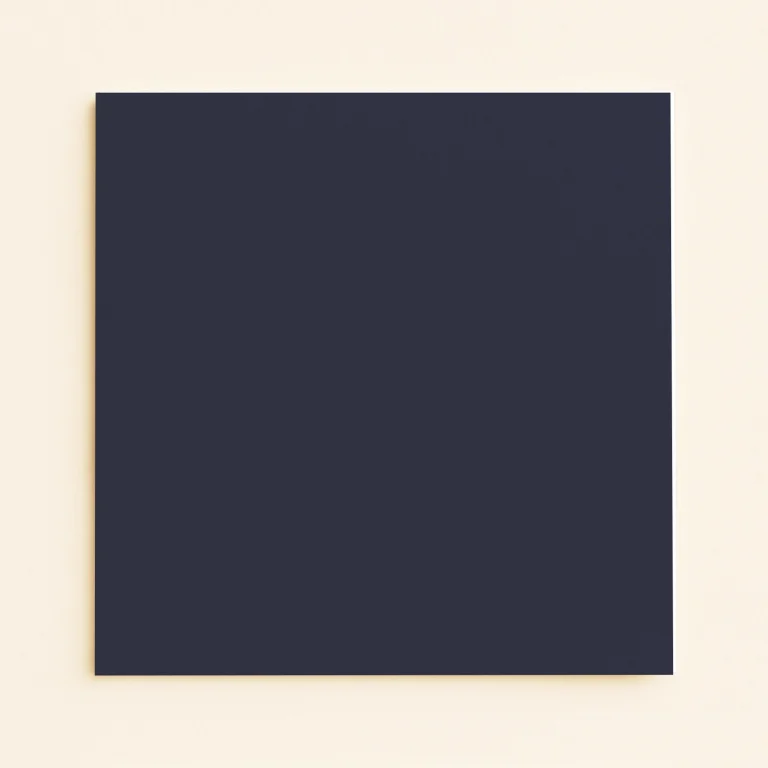 150mm Square Flat Sheet Card - Keaykolour Navy Blue