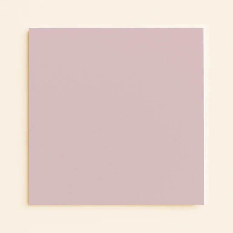 150mm Square Flat Sheet Card - Keaykolour Old Rose