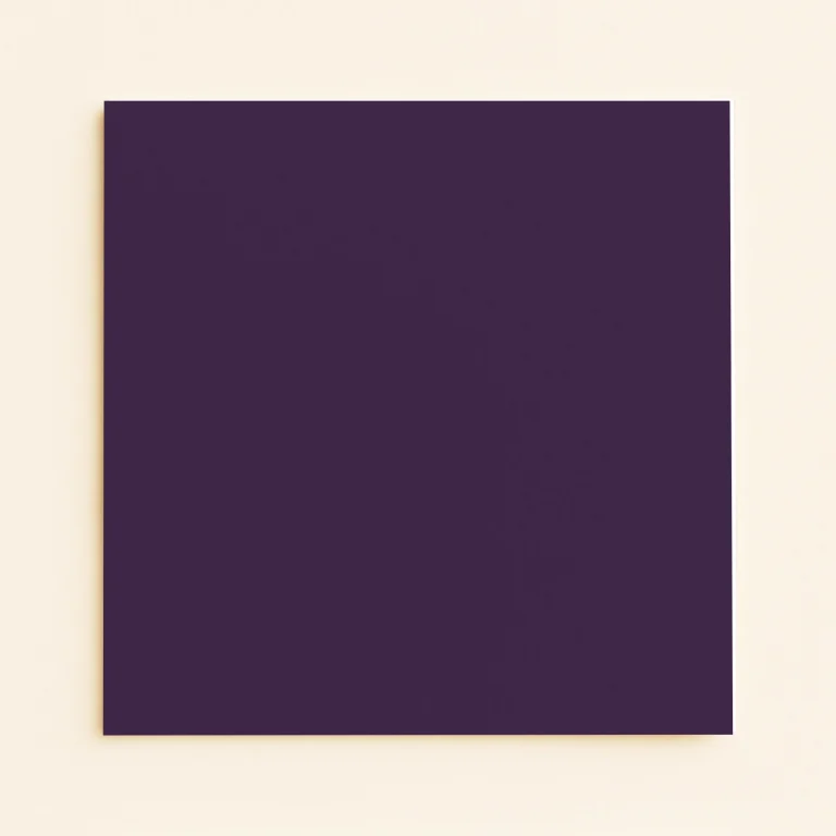 150mm Square Flat Sheet Card - Keaykolour Prune
