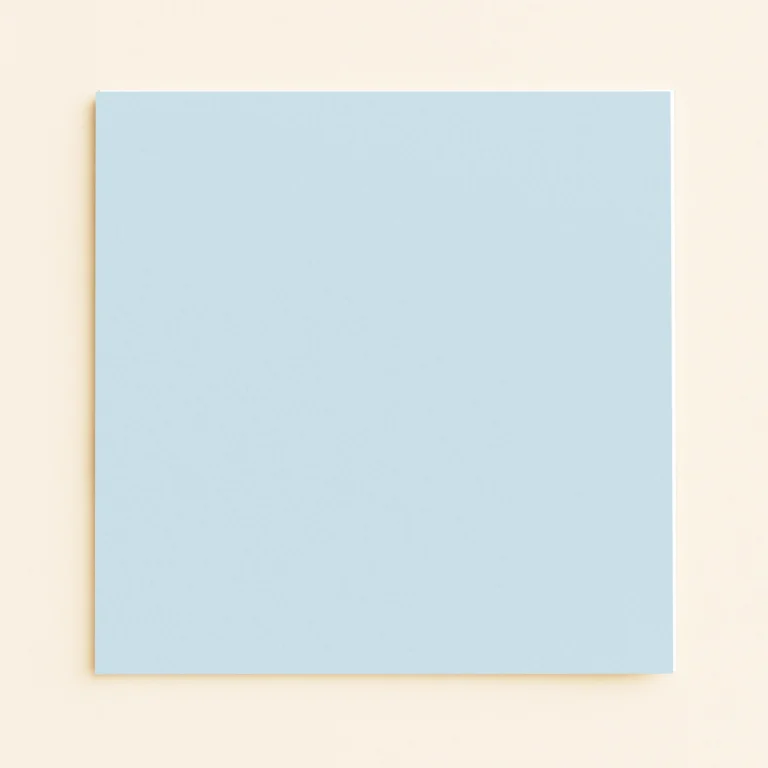 150mm Square Flat Sheet Card - Olin Colours Baby Blue