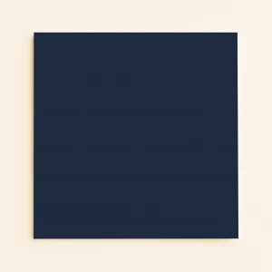 150mm Square Flat Sheet Card - Olin Colours Cobalt