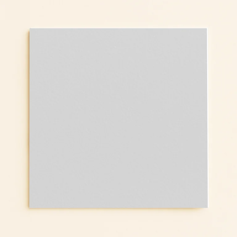 150mm Square Flat Sheet Card - Olin Colours Grey