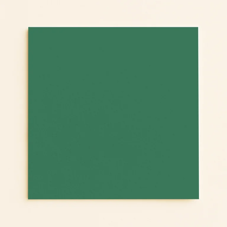 150mm Square Flat Sheet Card - Olin Colours Jungle Green