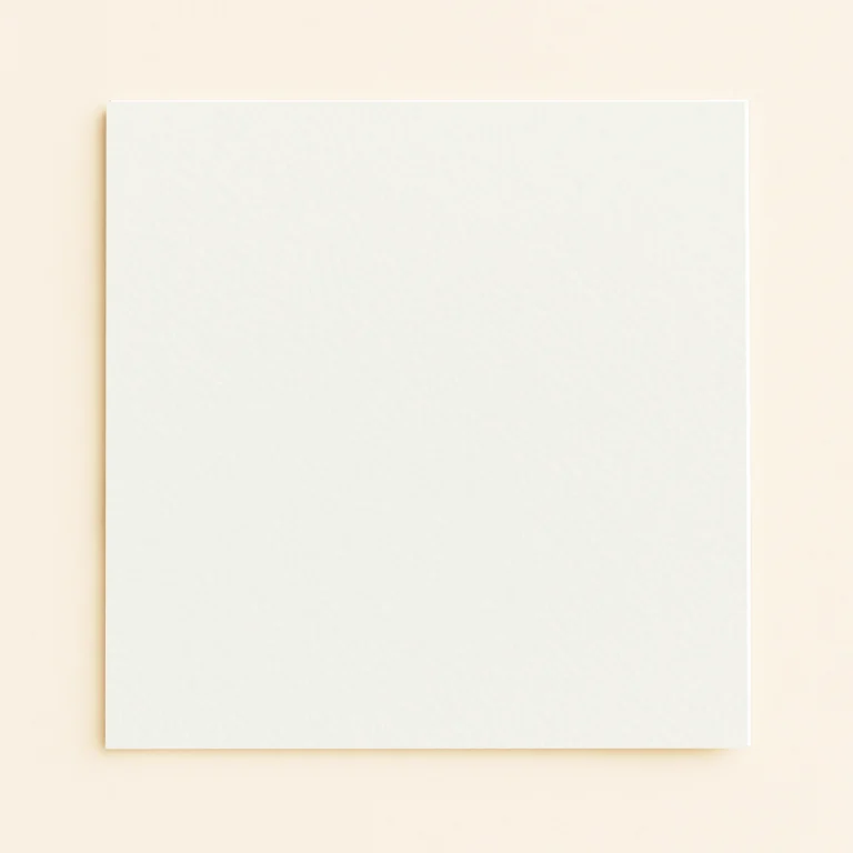 150mm Square Flat Sheet Card - Olin Colours Oyster