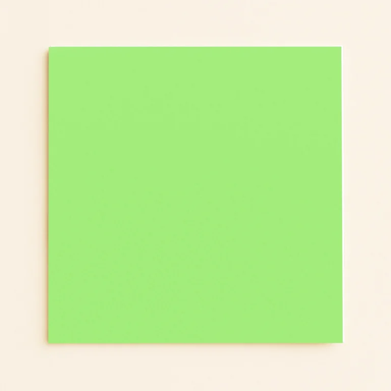 150mm Square Flat Sheet Card - Olin Colours Pistachio