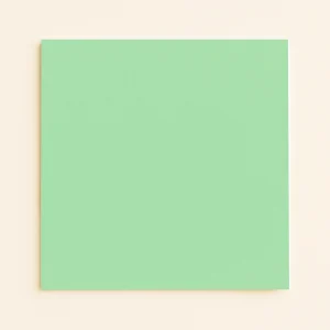 150mm Square Flat Sheet Card - Olin Colours Spring Green