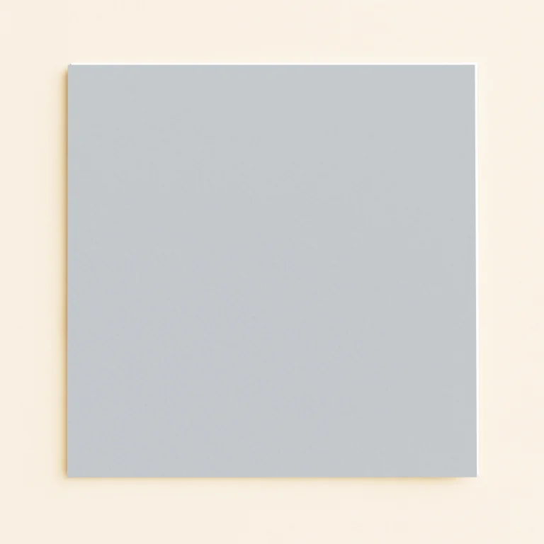 150mm Square Flat Sheet Card - Olin Colours Storm Grey