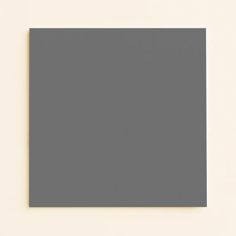 150mm Square Flat Sheet Card - Olin Colours Urban Grey