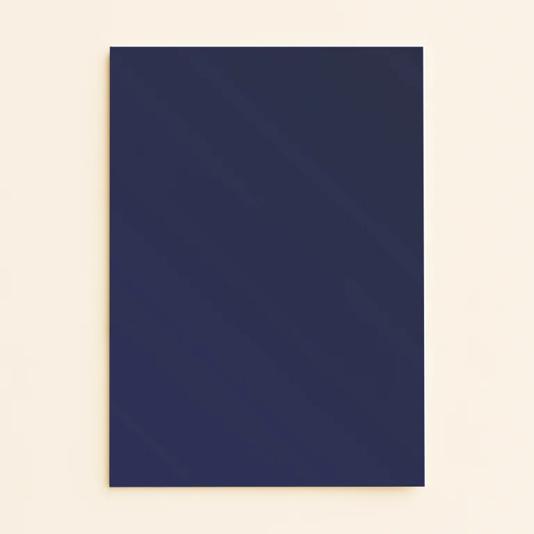 A5 Flat Sheet Card - Curious Metallics Blue Steel