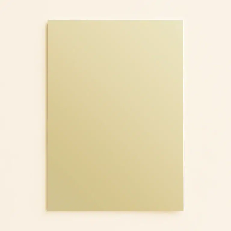 A6 Flat Sheet Card - Curious Metallics Champagne