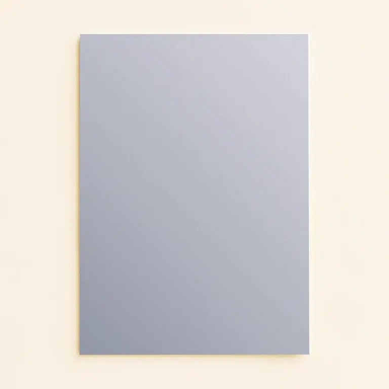 A6 Flat Sheet Card - Curious Metallics Galvanised