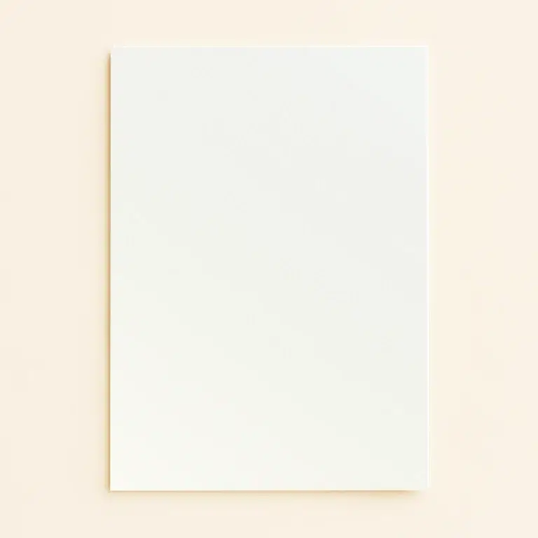 A6 Flat Sheet Card - Curious Metallics Ice Gold