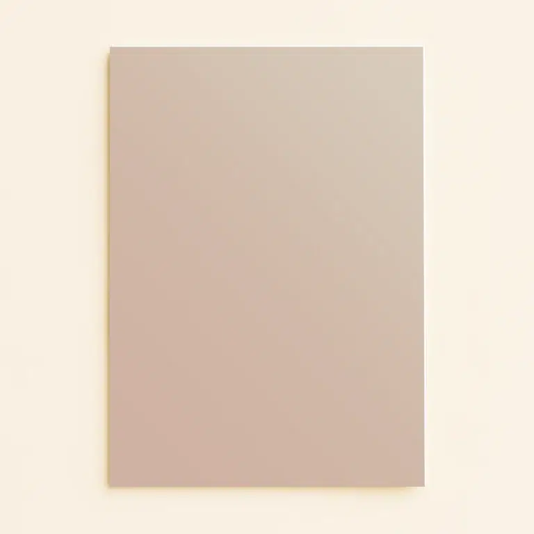 A6 Flat Sheet Card - Curious Metallics Nude