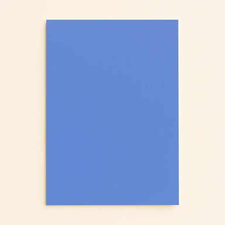 128mm x 178mm (5x7) Flat Sheet Card - Keaykolour Azure
