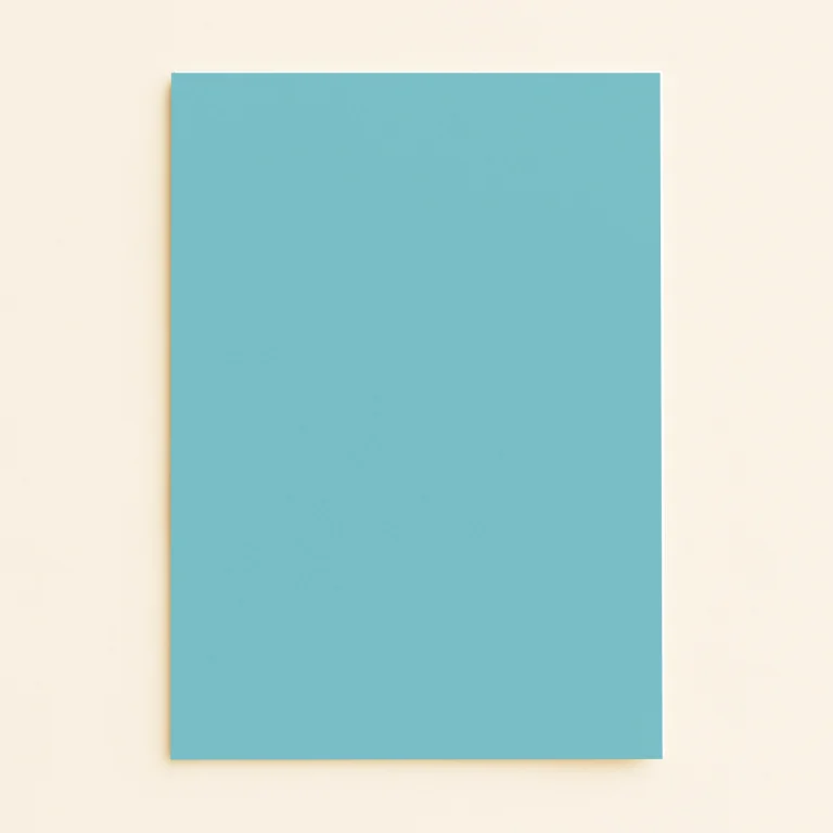 128mm x 178mm (5x7) Flat Sheet Card - Keaykolour Caribbean Blue