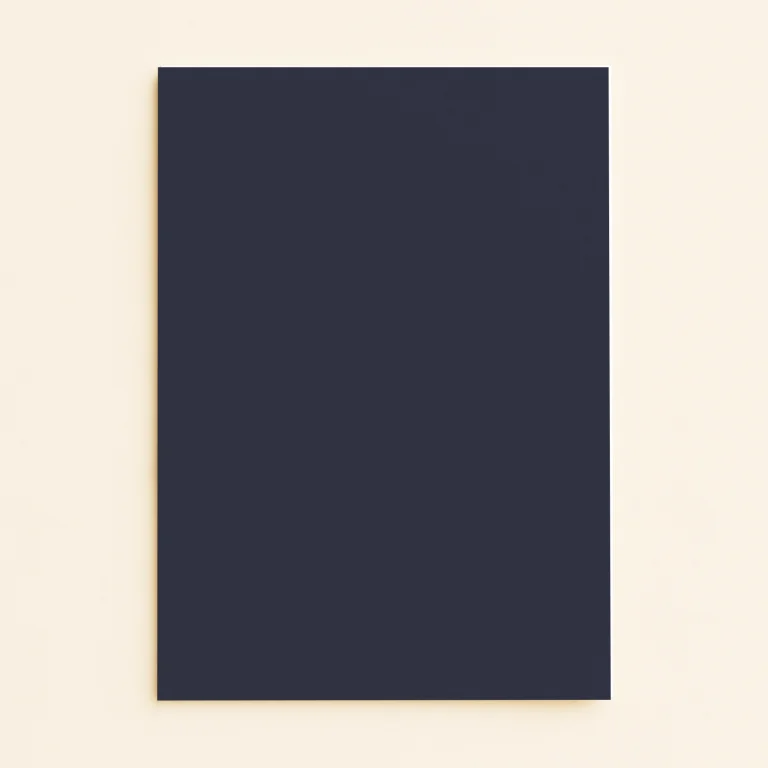 128mm x 178mm (5x7) Flat Sheet Card - Keaykolour Navy Blue
