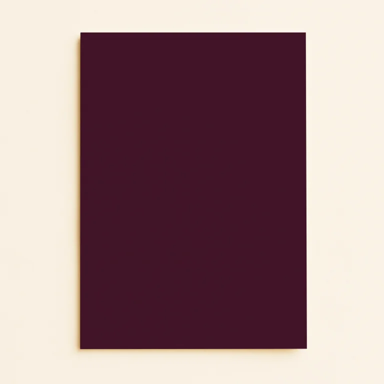 128mm x 178mm (5x7) Flat Sheet Card - Keaykolour Port Wine
