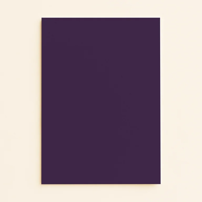 128mm x 178mm (5x7) Flat Sheet Card - Keaykolour Prune