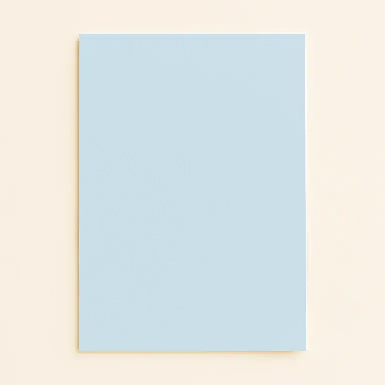 128mm x 178mm (5x7) Flat Sheet Card - Olin Colours Baby Blue